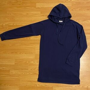 Tentree long blue hoodie size XS